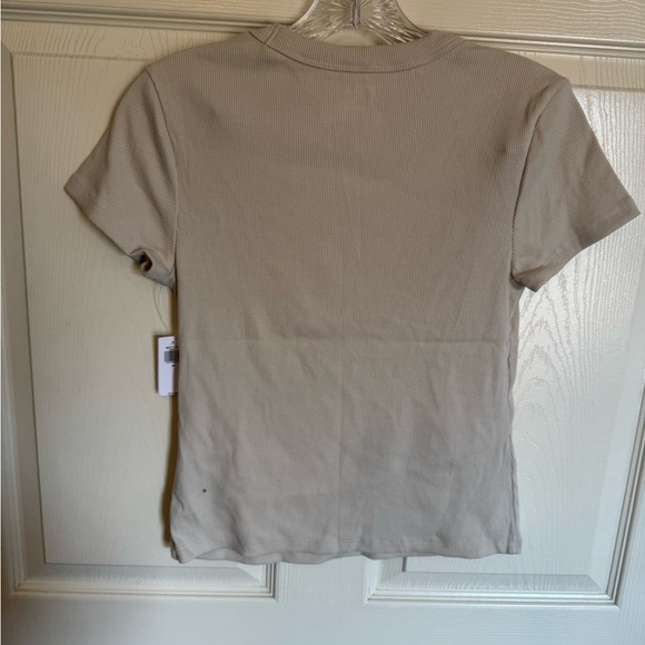 Old Navy Juniors Baby Tee with Bonjour Print - Picture 2 of 2